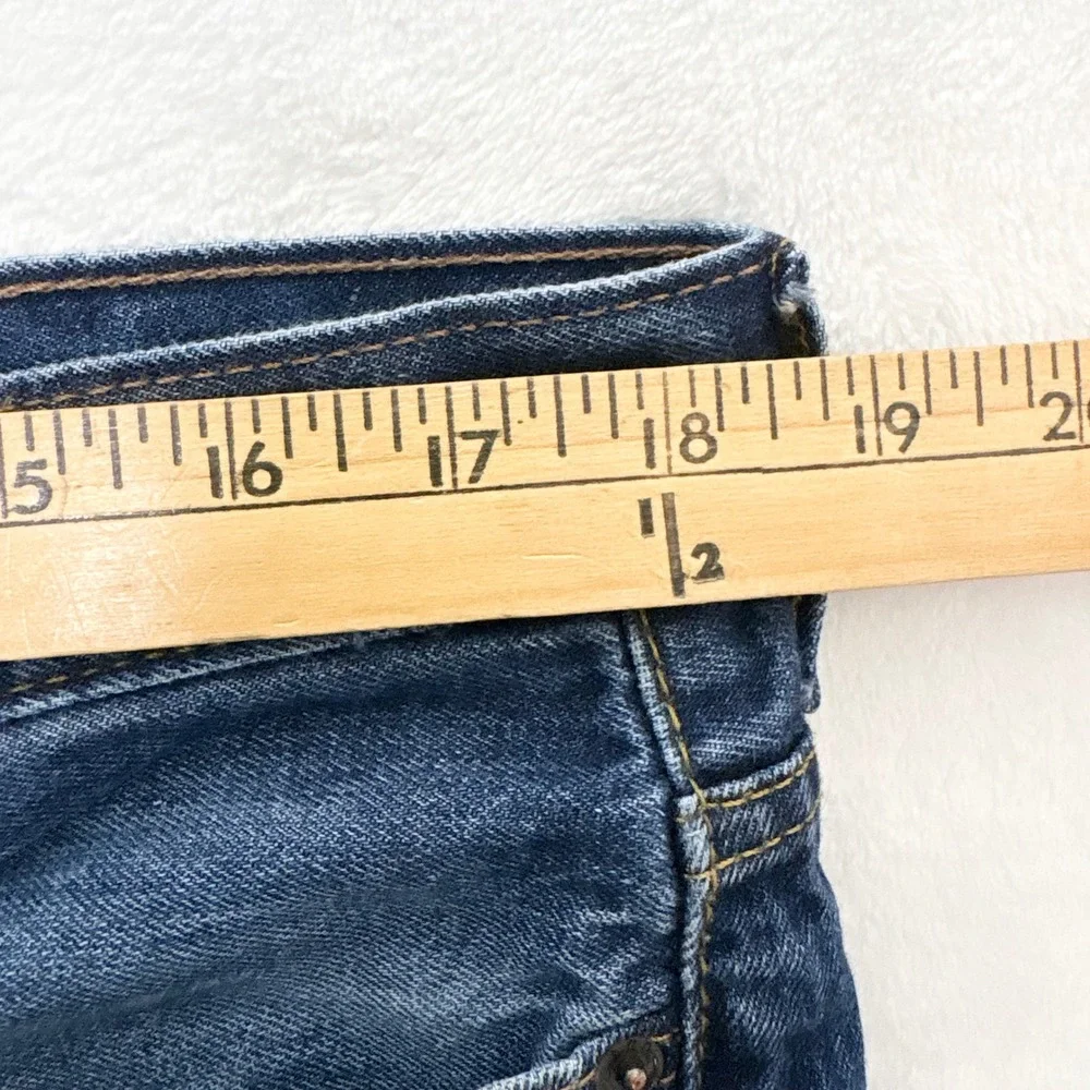 Retro Levis 514 Medium Wash Straight Leg Denim 38x30 Normcore Basic Actual 37x29